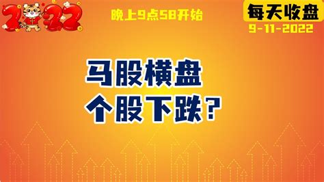 马股横盘，个股下跌？十一月马股 种植股 手套股， 科技股 9112022 Homilychart 马股投资 股票教学