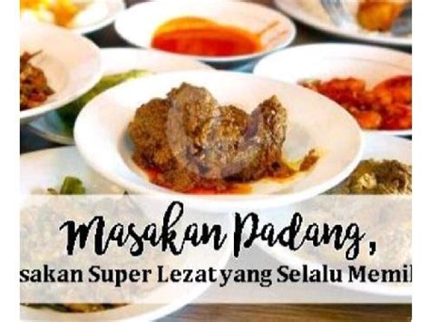 Daftar Harga Menu Delivery RM Nasi Padang Restu Bunda 7 Antang