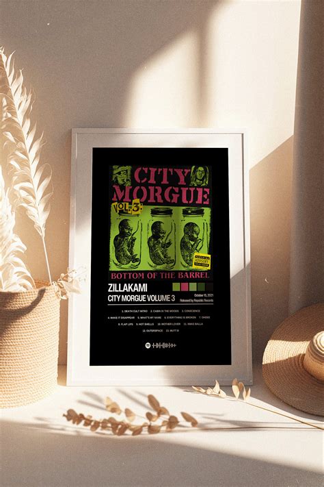 Zillakami Poster City Morgue Volume Poster Album Art Album Cover