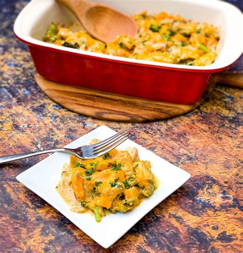 Easy, Keto Low-Carb Chicken Broccoli Cheese Casserole + VIDEO