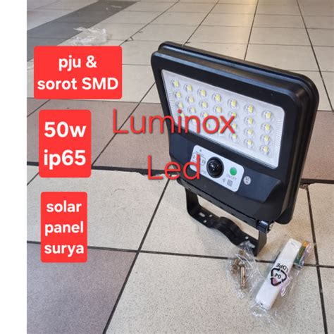 Jual Lampu Jalan Pju Solar Cell Panel Surya 50watt 50 W All In One 50w