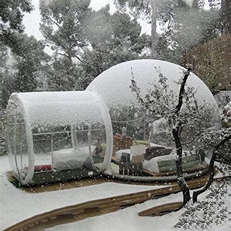 Zlznx Boule De Cristal Gonflable Tente Igloo Transparente Avec