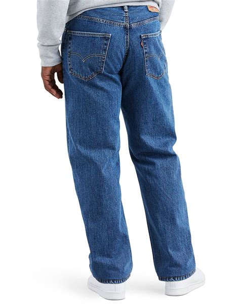 Levi S Men S 550 Relaxed Mid Rise Relaxed Fit Tapered Leg Jeans Medium Stonewash