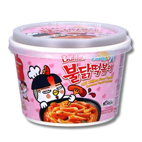 Buy Buldak Tteokbokki Pack Carbonara Flavor Buldak Ramen Samyang Korean Buldak Spicy Hot