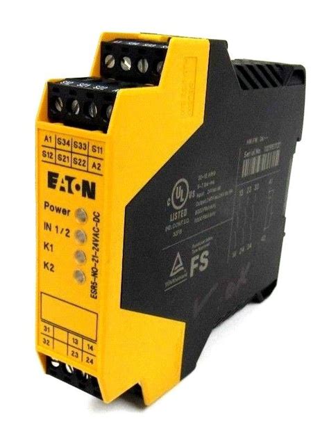 NEW EATON ESR5 NO 31 24VAC DC SAFETY RELAY ESR5NO3124VACDC SB