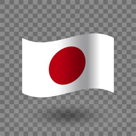 Premium Vector | Japan flag vector Japan wavy flag isolated transparent ...