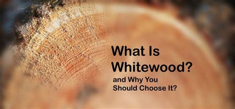 What Is Whitewood and Why You Should Choose It?