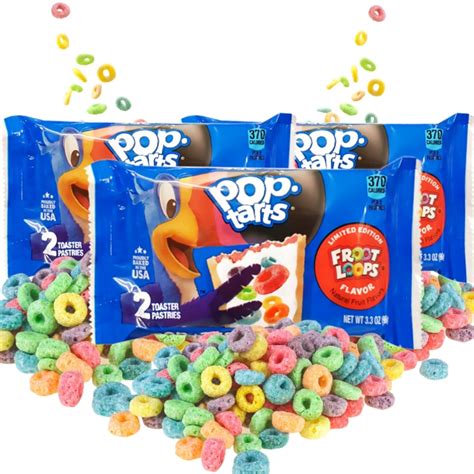 Pop-Tarts Froot Loops - 6 Pack (576g) | Candy Funhouse