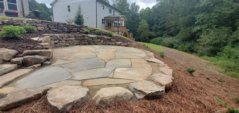 Retaining Wall Installation In Woodstock Roswell Alpharetta Ga