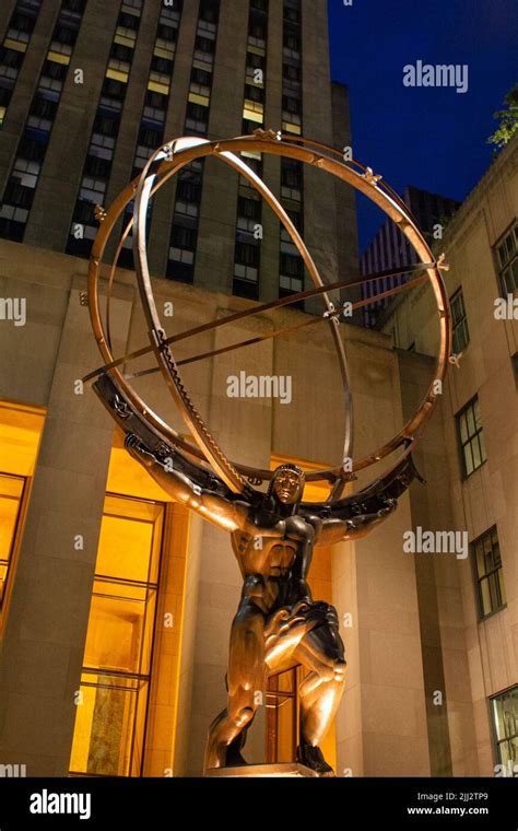 Atlas Carrying The World On His Shoulders Stock Photo Alamy