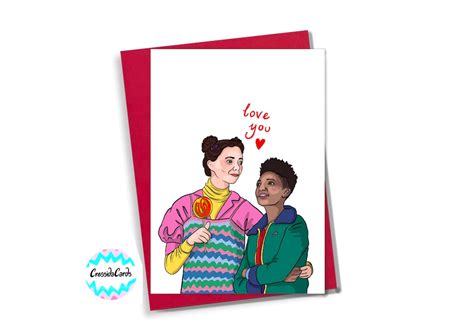 Ola And Lily From Sex Education Best Friends Girlfriends Card Etsy