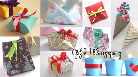 Fantastic Gift Wrap Ideas Paper Crafts Compilation Youtube