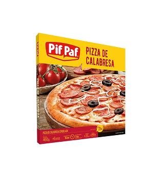 Pizza De Calabresa Pif Paf G Supermercado Ferreira Barbosa