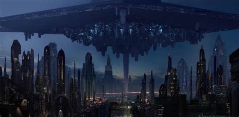 Even in Concept art, Future Coruscant looks so cool : StarWarsMagic