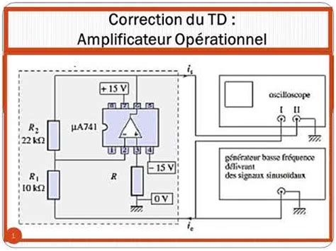 Td D Lectronique Amplificateur Op Rationnel Aop En R Gime Lin Aire