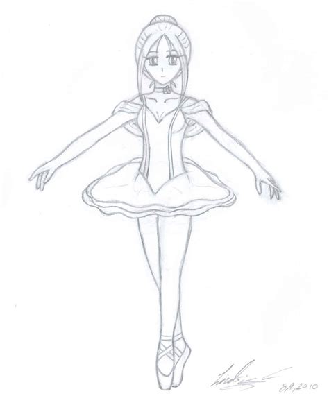 Ballerina Drawing Easy At Getdrawings Free Download