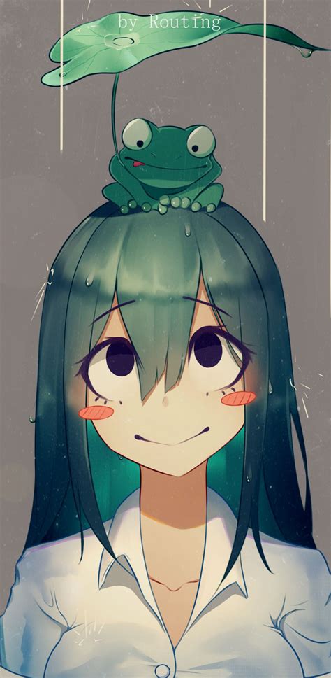 Tsuyu Asui Anime Girl