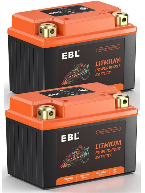 EBL YTX14 BS Lithium Motorcycle Battery LiFePO4 12V 2 5Ah 150A