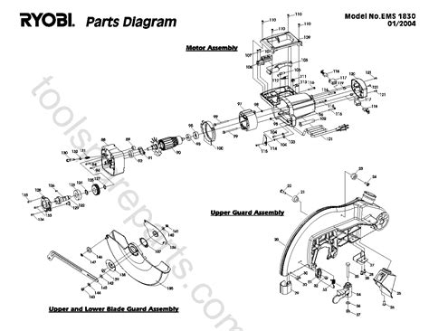 Ryobi Ems1830l Spare Parts