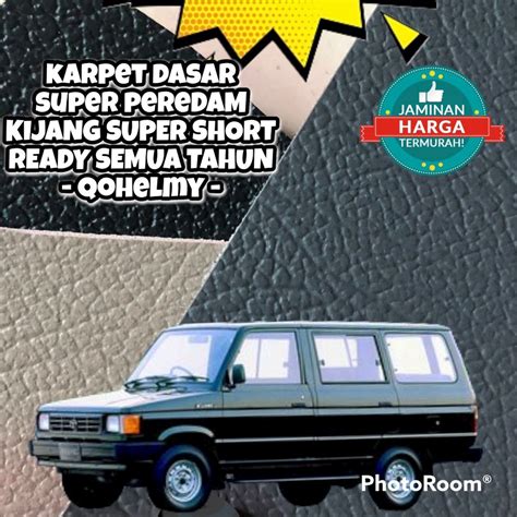 Jual KARPET DASAR MOBIL KIJANG SUPER SHORT PEREDAM Shopee Indonesia