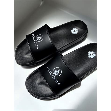 Jual SANDAL SLOP VOLCOM SANDAL SLIDE SLOP SENDAL SELOP VOLCOM EMPUK