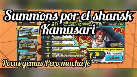 Summons Por El Mocho Kamusari Pocas Gemas Esto No Pinta Bien