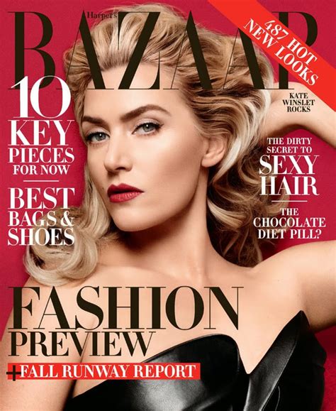 Kate Winslet Shows Off A Rather Sexy Side For Harper S Bazaar Cover