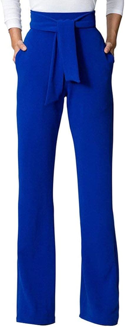 Damen Hosen Lang Elegante Herbst Anzughose High Waist Slim Fit