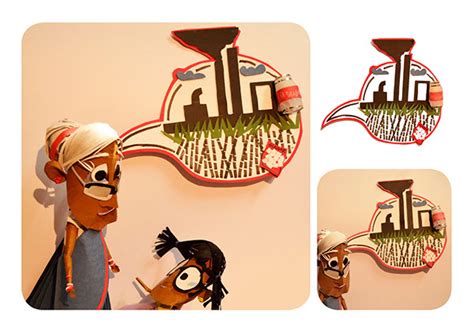 Story Boarding Through Paper Craft On Behance