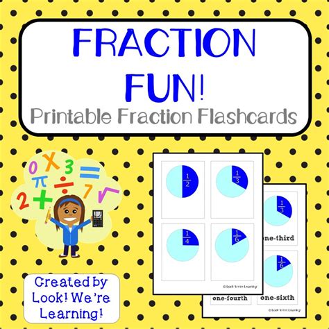 Free Printable Flashcards Printable Fraction Flash Cards Look We Re