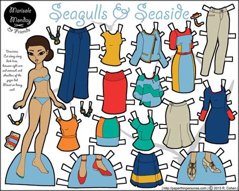 Paper Thin Personas Paper Dolls Paper Dolls Printable Vintage Paper Dolls