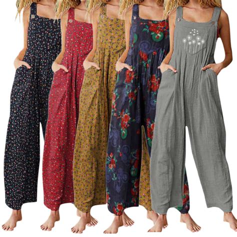 Everything You Need For Less Womens Baggy Overalls Jumpsuits Casual