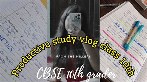 Productive Study Vlog Class Th Study Vlog Class Th A Day In