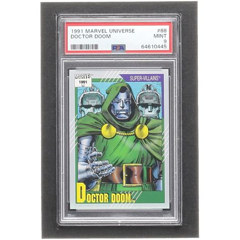 Doctor Doom Impel Marvel Universe Ii Psa Pristine Auction