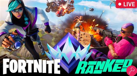 LIVE FORTNITE UPDATE X FORTNITE RANKED ZERO BUILD YouTube