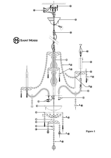 Saint Mossi Chandelier Modern K Crystal Chandelier Lighting Clear