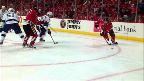 Gotta See It Saad Drives Net Blackhawks Take Lead Youtube