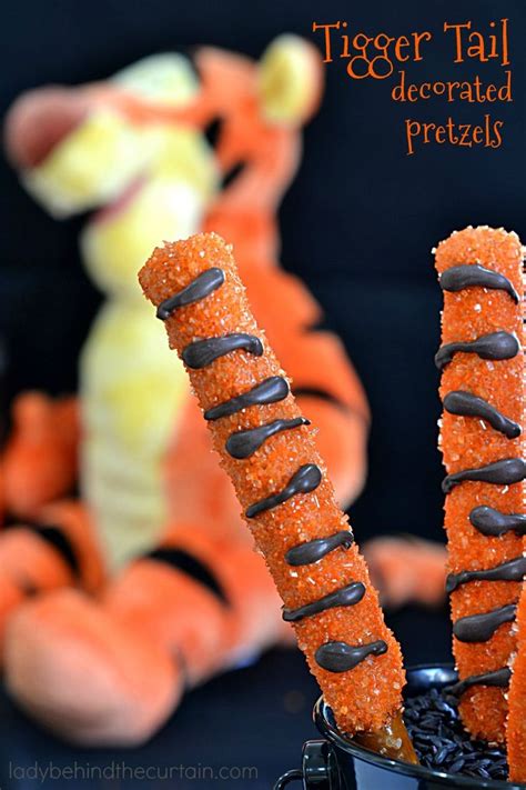 Tigger Tail Decorated Pretzels Rezept Mottowoche Lecker Rezepte