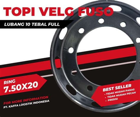 Jual New Topi Velg Truk Fuso Ring Lubang Tebal Full Lubang