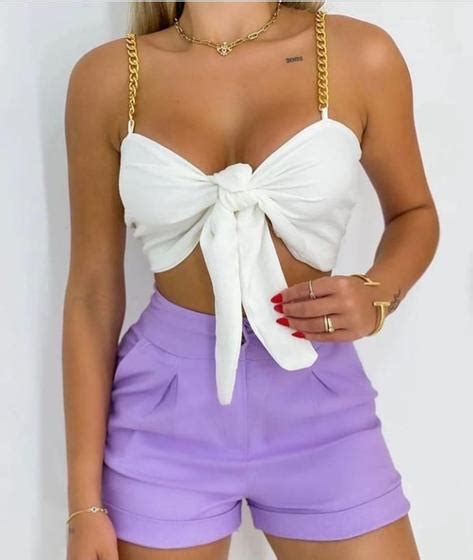 Cropped Al A De Corrente Luxo Mkshop Outros Moda E Acess Rios