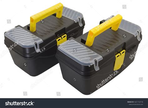 Black Plastic Tool Boxes Isolated On Stock Photo 1621152718 | Shutterstock