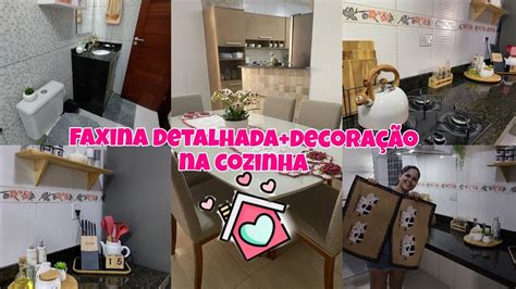 Faxina detalhada decoração na cozinha 3 horas de faxina limpeza e