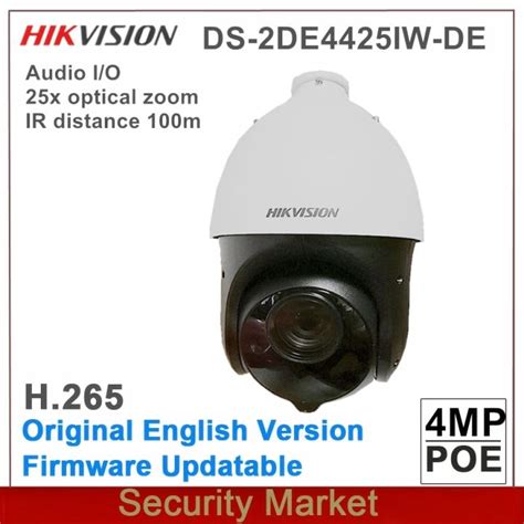 Original Hikvision English Ptz Ds De Iw De Inch Mp Ir