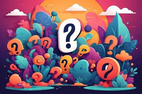 Question Whats Or Why Vector Illustration In Cartoon Style Premium Ai
