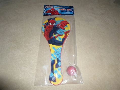 Marvel Spider Man 9 34 Paddle Ball Recommended For Ages 4 For Sale