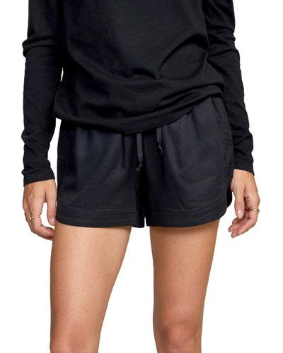 Black Rvca Shorts For Women Lyst