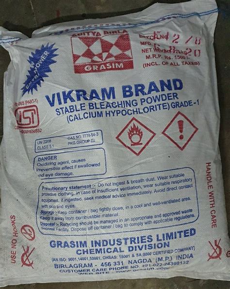 Aditya Birla Stable Bleaching Powder VIKRAM At Rs 23 Kg Aditya Birla