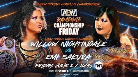 Aew Rampage Championship Friday Spoilers Results