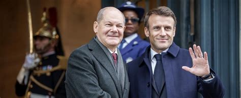 Macron Y Scholz Expresan Su Apoyo A Ucrania Inquebrantable Y