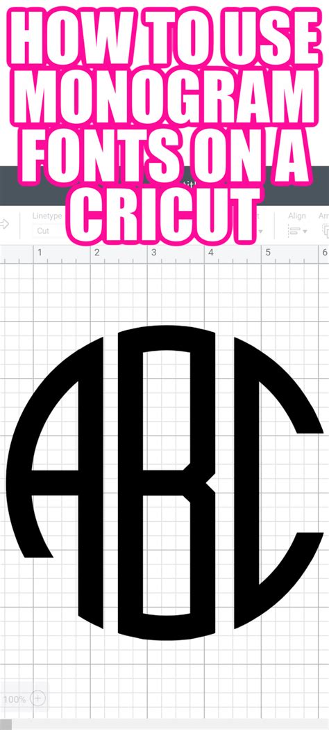 The Best Monogram Fonts And Using Them In A Cricut The Country Chic